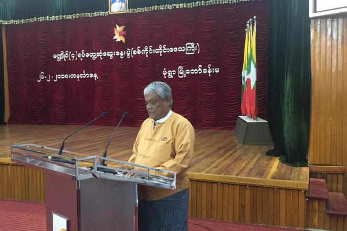 Sagaing Region Chief Minister Dr Myint Naing.
