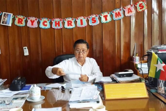Chairman of Kayin People’s Party Saw Tun Aung Myint. Photo:Saw Tun Aung Myint
