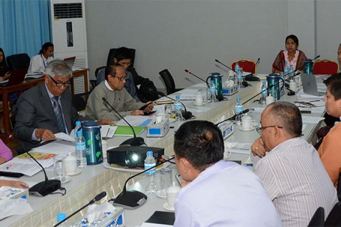 Secretariat committee meeting of UPDJC in progress. Photo: MNA
