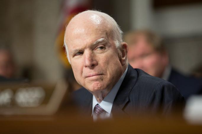 Chairman of the Senate Armed Services Committee Republican Senator from Arizona John McCain. Photo: Michael Reynolds/EPA-EFE
