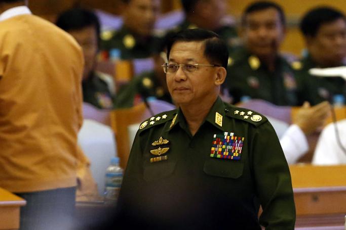 Myanmar Commander in Chief Senior General Min Aung Hlaing. Photo: Hein Htet/Mizzima
