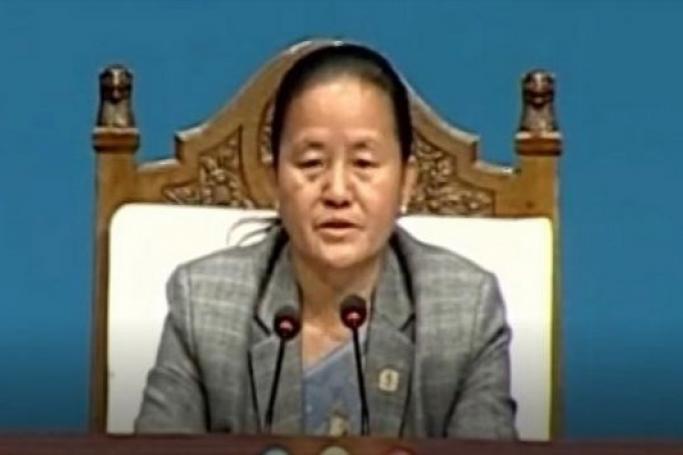 Nepal's Deputy Speaker, Shiva Maya Tumbahangphe. Photo: ANI