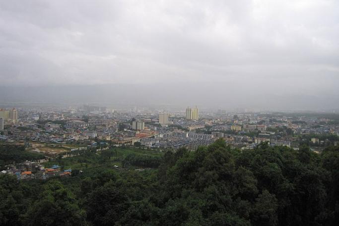 Skyline of Mangshi. Photo: Wikipedia