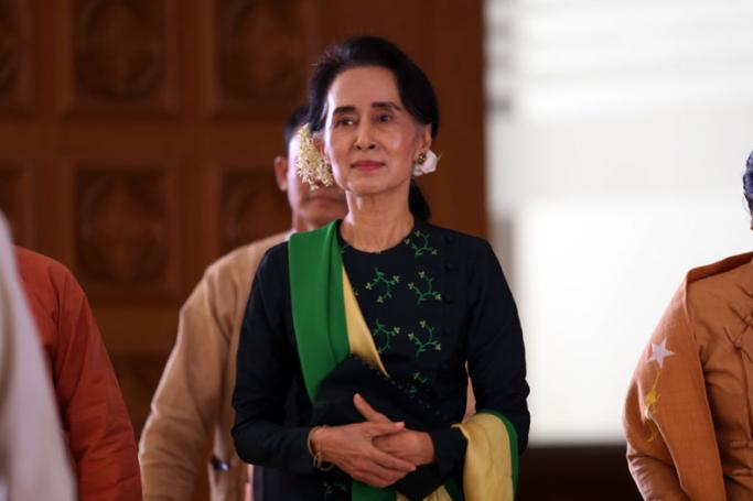 Myanmar foreign minister and state counsellor Daw Aung San Suu Kyi. Photo: Thet Ko/Mizzima
