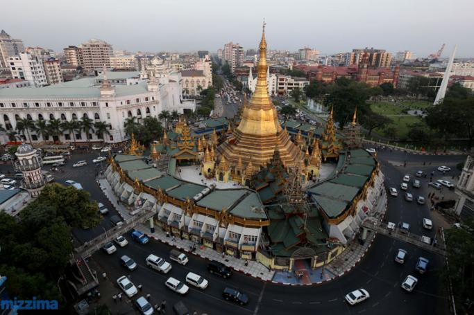 Sule Pagoda, Yangon. Photo: Mizzima
