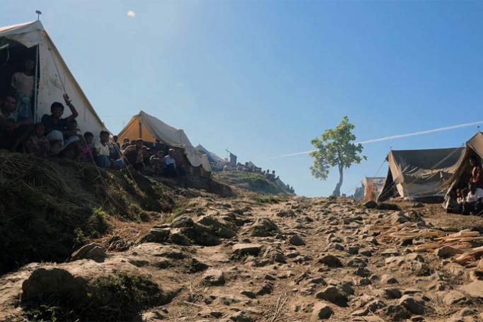 Displaced Rohingya in Taung Paw camp in Myebon, Myanmar. Photo: David Ohana/UNOCHA
