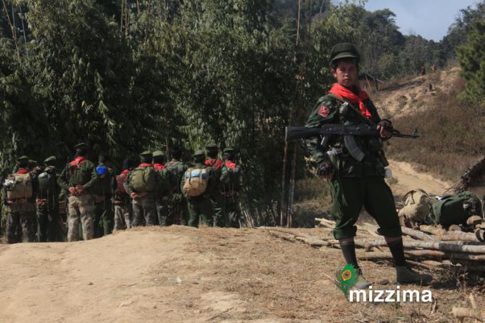 Soldiers from the Ta’ang National Liberation Army (TNLA). Photo: Mizzima
