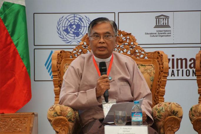 U Aung Kyi, Advisor to the Peace Commission. Photo: MOI
