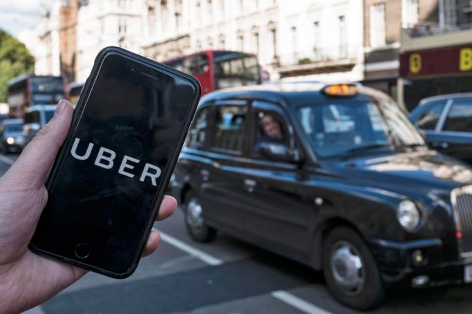 (FILE) - An image showing an Uber app on a mobile phone in central London, Britain. Photo: EPA