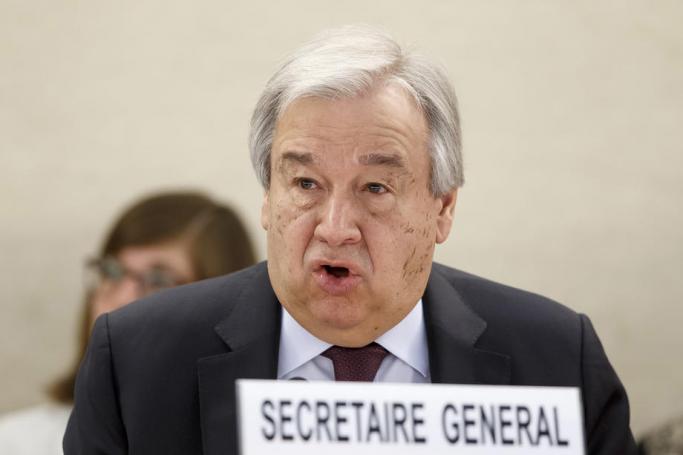 UN Secretary-General Antonio Guterres. Photo: EPA