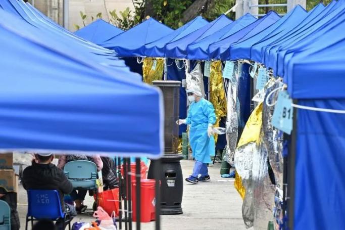 Hong Kong is currently in the throes of its worst-ever coronavirus outbreak, registering thousands of confirmed cases a day as hospitals reach breaking point. Photo: AFP