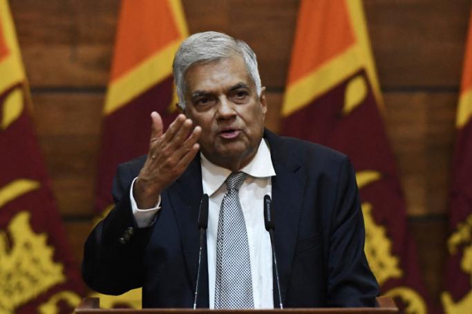 Prime Minister of Sri Lanka Ranil Wickremesinghe. Photo: AFP