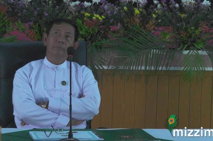 USDP Central Committee Chairman Than Htay.
