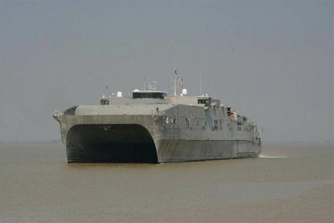 USNS Fall River (T-EPF-4). Photo: Myanmar Navy 

