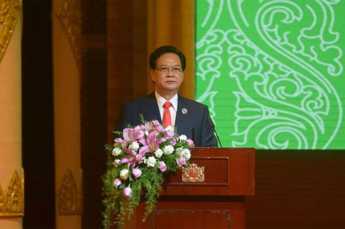 Vietnam’s Prime Minister Nguyen Tan Dung at the sixth Ayeyawady-Chao Phraya-Mekong Economic Co-operation Strategy Summit in Nay Pyi Taw on 23 June 2015. Photo: Ministry of Information, Myanmar
