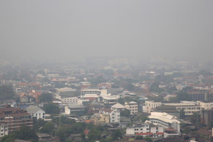 A general view of buildings in the city of Chiang Mai, northern Thailand. Photo: EPA