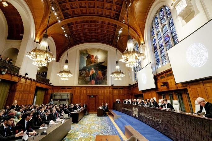 A general view of a session of the International Court of Justice in The Hague, The Netherlands. Photo: EPA