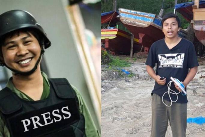 Reuters reporter Wa Lone, left, and Kyaw Soe Oo. Photo: Facebook
