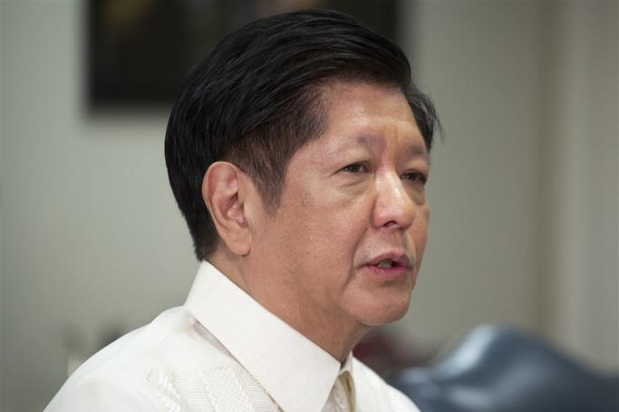 President of the Philippines Ferdinand Marcos Jr. participates in a meeting with the US Secretary of Defense at the Pentagon in Arlington, Virginia, USA, 03 May 2023. Photo: EPA
