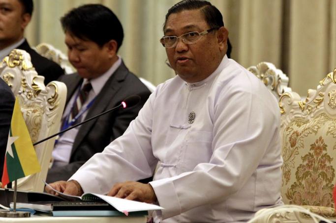 Myanmar Foreign Minister Wunna Maung Lwin Photo: Nyein Chan Naing/EPA
