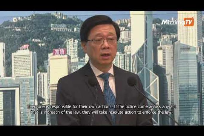 Embedded thumbnail for Hong Kong leader warns citizens to be &amp;#039;responsible&amp;#039; for their own actions on June 4