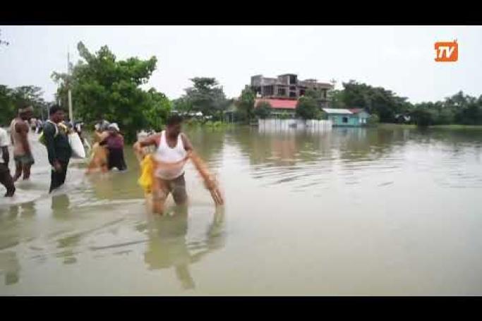 Embedded thumbnail for Heavy rains trigger widespread flooding in India&amp;#039;s northeastern state of Assam