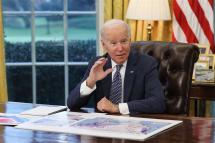 President Joe Biden issues warnings and travel advisories from the White House for the United States as a severe weather system threatens to impact most of the country in Washington D.C, USA, 22 December 2022. Photo: EPA