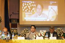 The Mizzima Media Group and Action Aid hosted a conference on media policy in Myanmar on 15 May at Yangon’s Kandawgyi Palace Hotel. Photo: Mizzima
