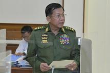 Myanmar's military chief Min Aung Hlaing. Photo: AFP
