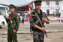 Armed soldiers from the Kachin Independence Army (KIA). Photo: AFP
