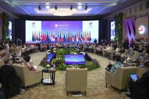 A general view of the 30th Association of Southeast Asian Nations (ASEAN) Regional Forum of the ASEAN Foreign Ministers' meeting at the Association of Southeast Asian Nations (ASEAN) Foreign Ministers’ Meeting in Jakarta, Indonesia, 14 July 2023. Photo: EPA