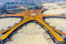 At 700,000 square metres (173 acres) the new Beijing Daxing International Airport will be one of the world's largest airport terminals. Photo: AFP