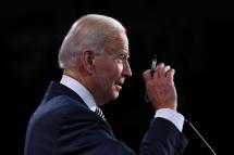 Democratic presidential candidate Joe Biden speaks as he debates US President Donald Trump in the first 2020 United States presidential debate at Case Western Reserve University and Cleveland Clinic in Cleveland, Ohio, USA, 29 September 2020. Photo: EPA