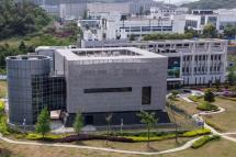 An aerial view shows the P4 laboratory at the Wuhan Institute of Virology in Wuhan in China's central Hubei province on April 17, 2020. Photo: AFP