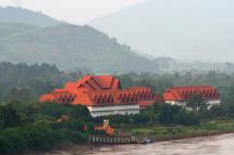 (File) The Paradise Casino Resort on a finger of Myanmar (Burma) that reaches towards its neighbours separated by the Mekong River, at the meeting point of the three countries of the Golden Triangle - Laos, Thailand and Myanmar (Burma) - in Chiang Saen, northern Thailand. Photo: EPA