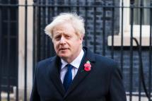 (FILE) - Britain's Prime Minister Boris Johnson departs Downing Street to attend the National Service of Remembrance, on Remembrance Sunday, at The Cenotaph in Westminster, London, Britain, 08 November 2020. Photo: EPA