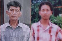 The bodies of Phaw Gam Yaw (65) and N Kham Naw Seng aka Daw J Naw Seng (30) who were missing for over one month from Mai Khaung refugee camp in Mansi Township, Bhamo District were reportedly found in the jungle on March 8. Photos: Mizzima
