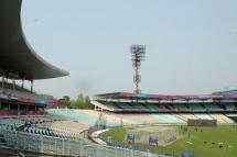 Kolkata's famed Eden Gardens stadium will be used to quarantine police with the coronavirus (AFP Photo/Dibyangshu SARKAR) 