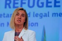 Federica Mogherini, the High Representative of the European Union for Foreign Affairs Photo: Olivier Hoslet/EPA
