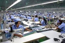 Conditions at garment factories are said to be improving, but many of the underlying concerns over pay and long hours remain. Photo: Hong Sar
