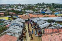A general view of the Kutupalong Rohingya refugee camp in Ukhia. Photo: Munir Uz Zaman/AFP