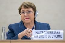 High Commissioner for Human Rights Michelle Bachelet, listen to speeches during the High-Level Segment of the 43rd session of the Human Rights Council, at the European headquarters of the United Nations in Geneva, Switzerland, 27 February 2020. Photo: EPA