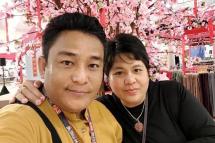 The Myanmar refugee activist Thuzar Maung with her husband, Saw Than Tin Win, who were abducted along with her three children from their home in Kuala Lumpur, Malaysia, on July 4, 2023. Photo: Human Rights Watch