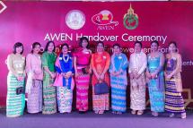 (File Photo) 10 MWEA’s members are receiving 2018 ASEAN Outstanding Women Entrepreneurs Award at Bangkok. Photo: MWEA