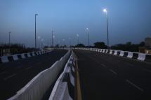 A nearly deserted flyover is seen during the extended nationwide lockdown in New Delhi, India, 06 May 2020. Photo: EPA
