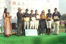 The 5th Manipur Statehood Day Women's Polo Tournament concluded in Imphal (Photo: ANI)