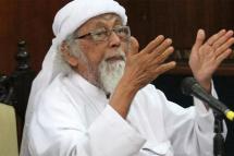 (File) Abu Bakar Bashir, a radical Indonesian cleric linked to the deadly Bali bombings, will be released from prison. Photo: AFP