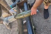 120ER mortar rounds manufactured by Myanmar are in service with the Russian military. Photo credits: Ukraine Weapons Tracker/Twitter