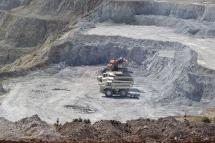 Copper mining in Letpadaung. Photo: EPA