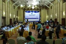 The Mizzima Media Group and Action Aid hosted a conference on media policy in Myanmar on 15 May at Yangon’s Kandawgyi Palace Hotel. Photo: Hliang Myo/Mizzima
